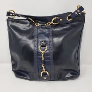 The Find Leather Everyday Tote Shoulder Rich Blue Bag Minimalist Quiet Luxury